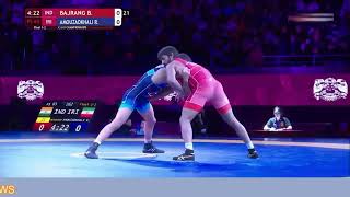 final-Rahman Amouzad  khalili  (IRI) vs Bajrang Punia (IND) -65 KG 2022