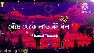 Beche Theke Labh Ki Bol 💔💔 (Slowed+Reverb) Beche Theke Labh Ki Bol Lofi #song #lofimusic