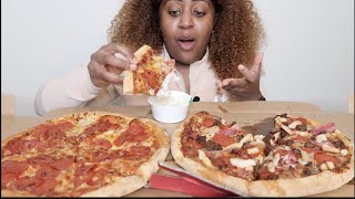 Dominios Pizza Mukbang | (Eating Show) | UK Quarantine Mukbang