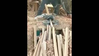 Square to Round wood machine.