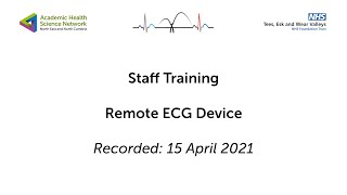 Remote ECG Staff Training | Tees, Esk and Wear Valley NHS Foundation Trust