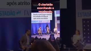 Pablo Marçal Exorcitando Boulos com carteira de Trabalho.| Debate Prefeitura SP Folha