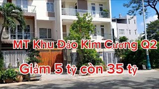 Bán nhà Mặt Tiền khu đô thị mới Đảo Kim Cương và UBND TP Thủ Đức- Q2 - 8×20m - 4 tầng