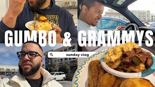 The Perfect Sunday: Gumbo Recipe, New Car, and Grammys