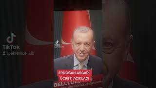 ASGARİ ÜCRET BELLİ OLDU#shorts