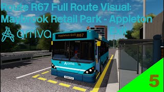 Day 5 | Route R67 Full Route Visual: Maybrook Retail Park to Appleton Exit | Canterbury & District