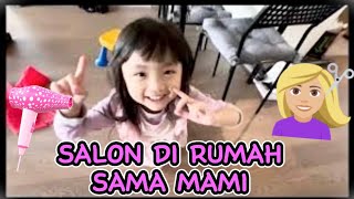 DAPAT SALON GRATIS DI RUMAH,DI GUNTING OLEH MAMI 😎😊