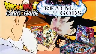 Realm of the Gods!!! Booster Box Opening!!! Dragon Ball Super Card Game