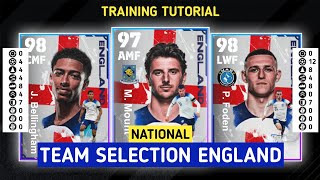 ENGLAND PACK TRAINING TUTORIAL Max Level & Boots | eFootball 2023