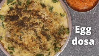 Spicy Egg Dosa Recipe | How To Make Healthy Egg Dosa | Kanch's Cooking