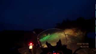 ER6-N KAWASAKI OFFROAD NIGHT WITH V-STROM RODOS-GREECE!!!