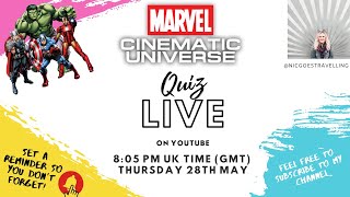 MCU Quiz Week 3 (Marvel Cinematic Universe) - Nic Goes Travelling ✨!