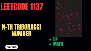 1137. N-th Tribonacci Number | DP | Array | Math | C++ | Hindi | Amazon | Google | Microsoft | Apple