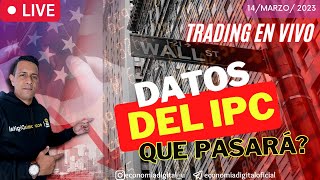 💥 DATOS de #INFLACION como afectará el #MERCADO?🚀 #TRADING EN VIVO