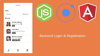 Nodejs, Ionic Angular and MongoDB Full Stack App   Backend Register and Login - Part 1