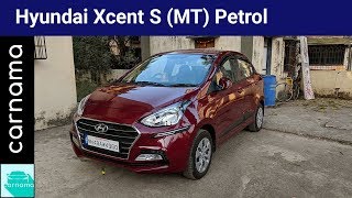 2018 Hyundai Xcent S (MT) Petrol Walkaround, Features and Engine Sound | carnama