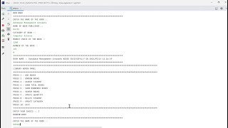 Library Management System using Java File Handling