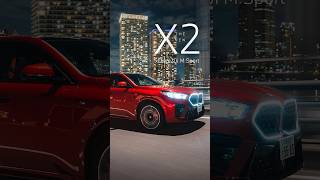 【BMW】都会の夜景とともに煌めく、BMW X2のファイヤー・レッド。#BMW #shorts