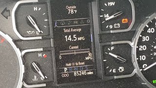 Tundra Better Gas Mileage MPG