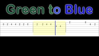 daniel.mp3 - green to blue (Easy Guitar Tabs Tutorial)