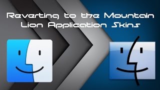 Revert Mac Icons to Moutain Lion