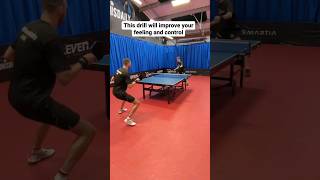 This table tennis drill is an absolute game changer 😍 #shorts #tabletennis #pingpong