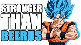 Should GOKU Be STRONGER Than BEERUS?