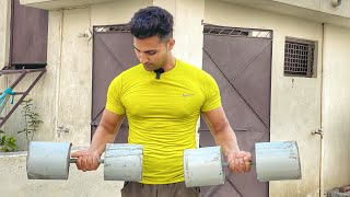 घर पर बने डंबल के आगे सारे फैंसी डंबल फेल! | Full Body workout घर पर बने डंबल से |