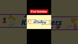 Numerology Predictions for those born on 31st October | #numerology | kd nmbers