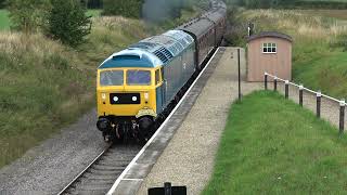 "Gloucester Warwickshire steam Railway"   47105 and 47376  "01/08/21