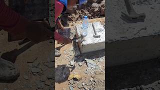 Remove stump formwork #shorts #construction #building #civilengineering