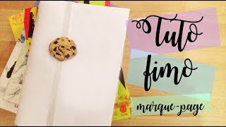 TUTO FIMO marque-page cookie