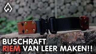 CRAFTSMAN: Buschraft riem maken van leer -- Dutch Outdoor Group