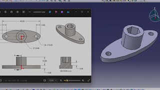 Catia V5 Tutorial: Beginner Drawing Exercise 18