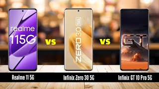 Top 3 5G Smartphones Battle: Tecno Camon 20 Pro 5G vs Infinix Zero 30 5G vs Infinix GT 10 Pro 5G #5g