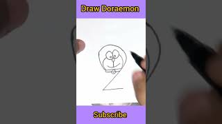 Doraemon Drawing #youtubeshorts #anasarts #shorts