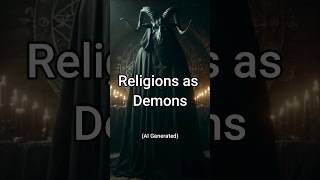 Ai Draws Religions as Demons #religion #demon #shorts