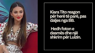 Kiara Tito reagon për herë të parë pas daljes. Hedh një shkrim për Luizin. #kiaratito #luizejlli