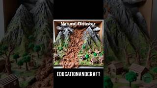 natural Disaster project #viralshorts #music  #education and craft