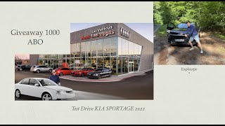 Duc Audi Allroad la SERVICE -GIVEAWAY la 1000 ABO-plus Test Drive cu KIA SPORTAGE 2022 plug-in 4K