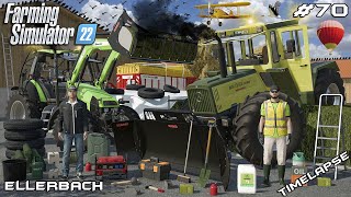 FINISHING SILAGE HARVEST & COVERING BUNKER W/@kedex | Ellerbach | Farming Simulator 22 | Episode 70