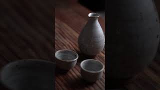 Komon Shinohara Kohiki Sake set - Stunning.