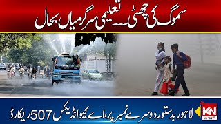 Experiment of Artificial Rain to Reduce Smog , Schools Reopen in Lahore & Multan | Kohenoor Digital