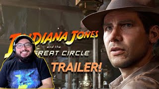 Indiana Jones and the Great Circle - Gameplay Reveal Trailer - Reaction!!