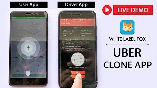 Fox #taxi - Uber Clone App Live Demo | User & Driver Work Flow of Uber Clone - White Label Fox