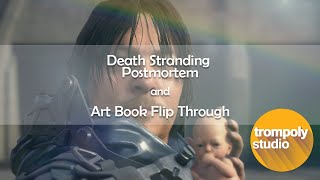 Death Stranding - Postmortem and Art book flip through