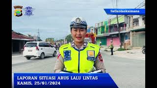 LAPORAN SITUASI ARUS LALU LINTAS