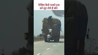 चलते ट्रक को चोरों ने लूट लिया #virel #shorts #short #shortvideo #शोर्ट्स #trending