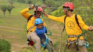 Zona Magica @ the Excalibur Adventure Park: Zip Lining and the Iron Path