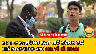 Đừng bao giờ đánh giá khả năng tiếng anh qua vẻ bề ngoài| Phỏng vấn tiếng Anh - Anh Ngữ Baboo